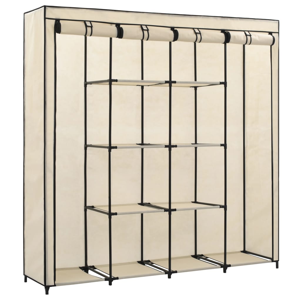 Wardrobe With 4 Compartments 175X45X170 Cm