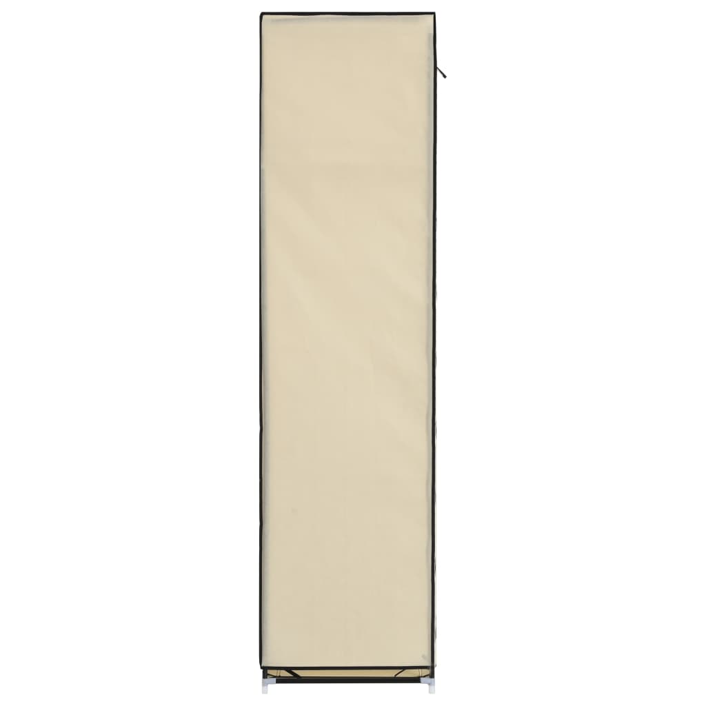 Wardrobe With Compartments And Rods 150X45X175 Cm Fabric