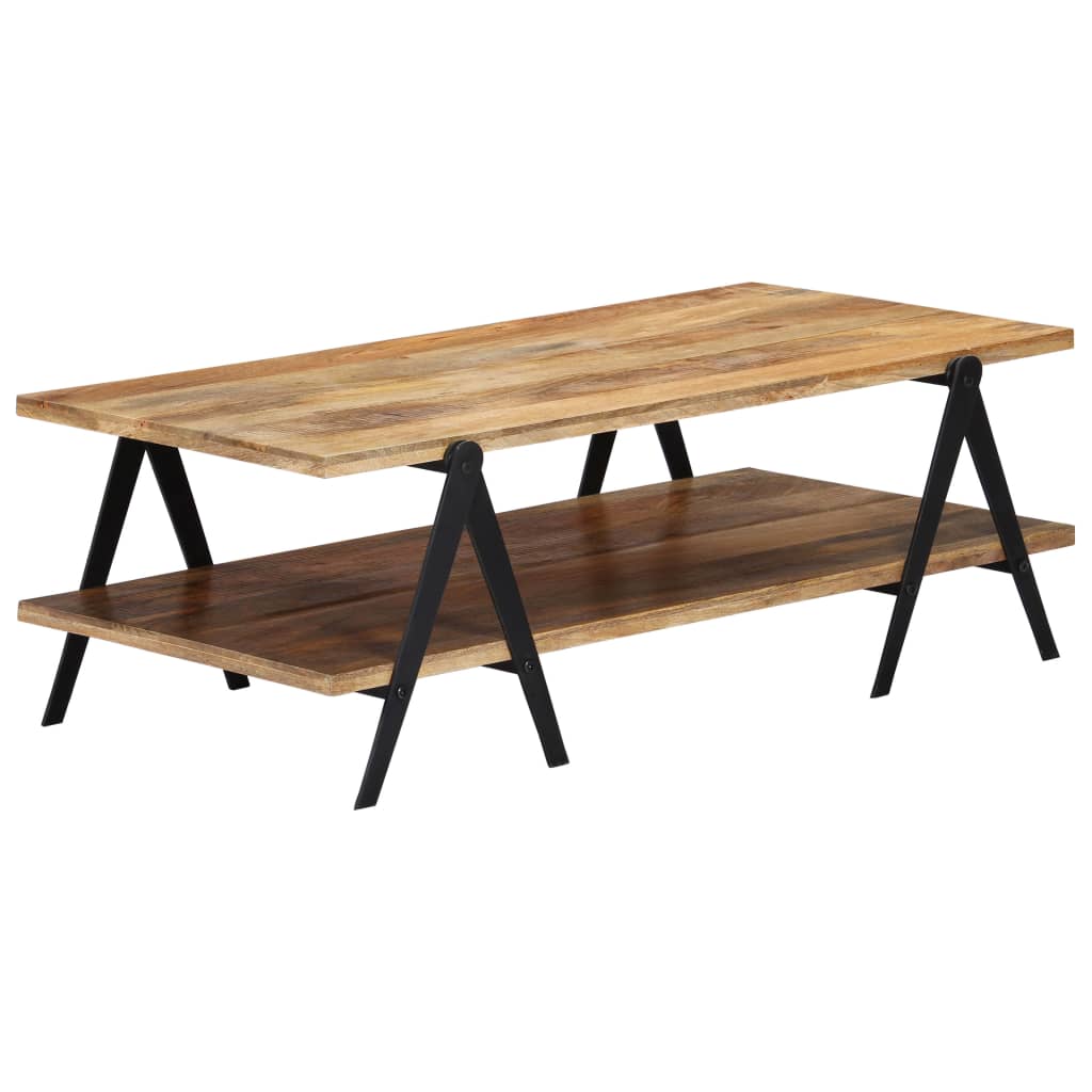 Coffee Table 115X60X40 Cm Solid Mango Wood