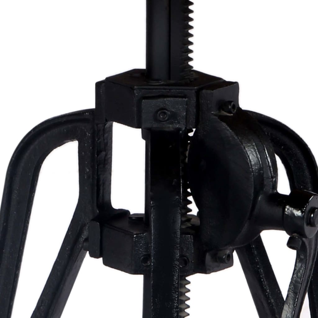 Side Table 60X(46-63) Cm And Cast Iron