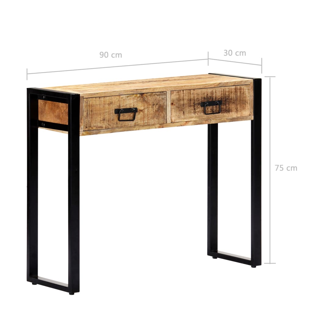 Console Table 90X30X75 Cm Solid Mango Wood
