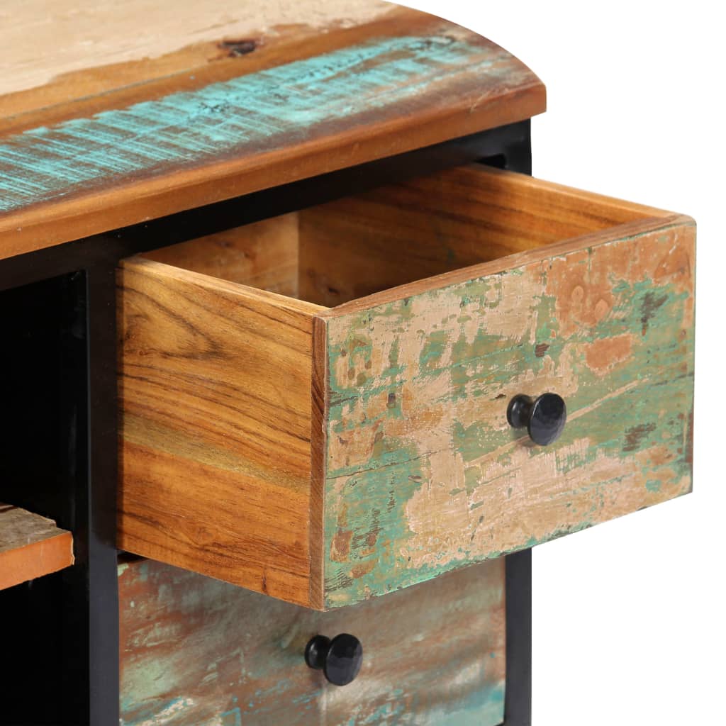 Tv Cabinet 120X30X45 Cm Solid Reclaimed Wood