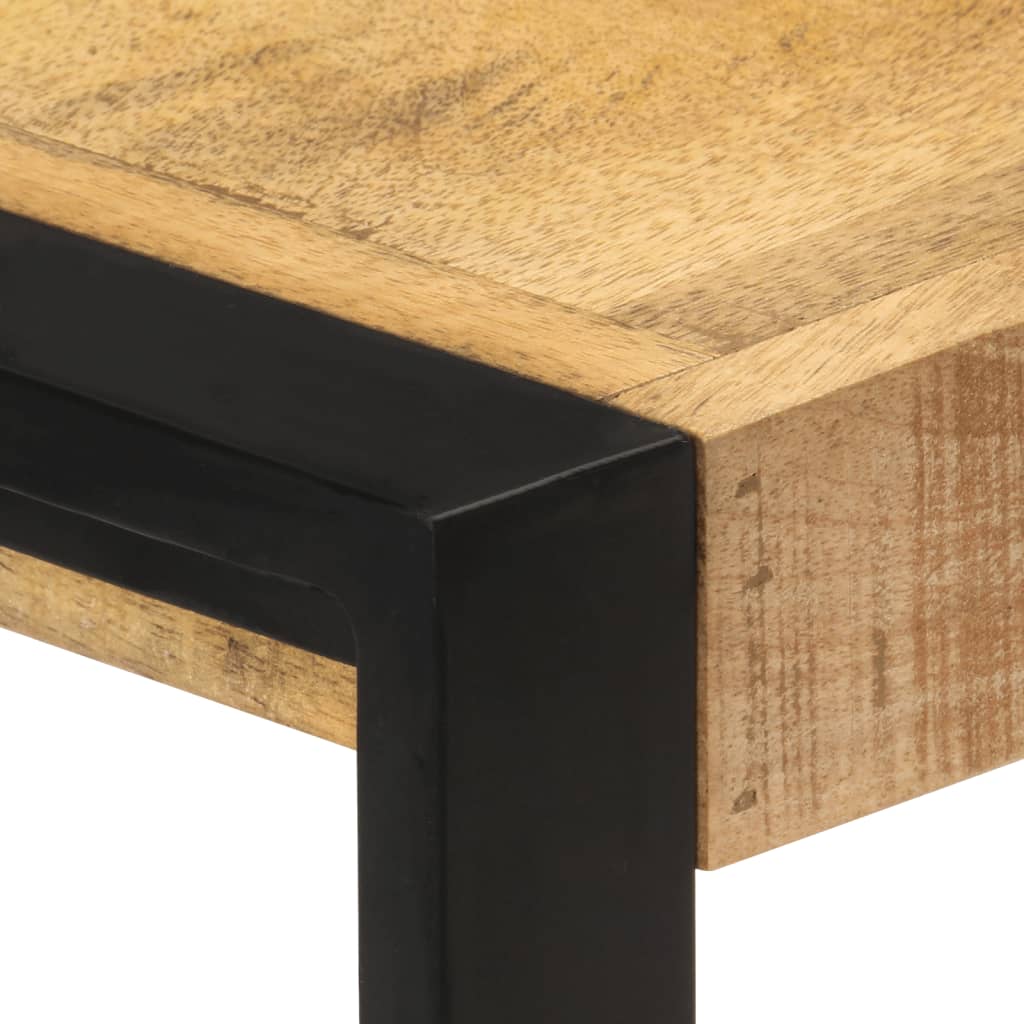 Side Cabinet 120X30X75 Cm Solid Mango Wood