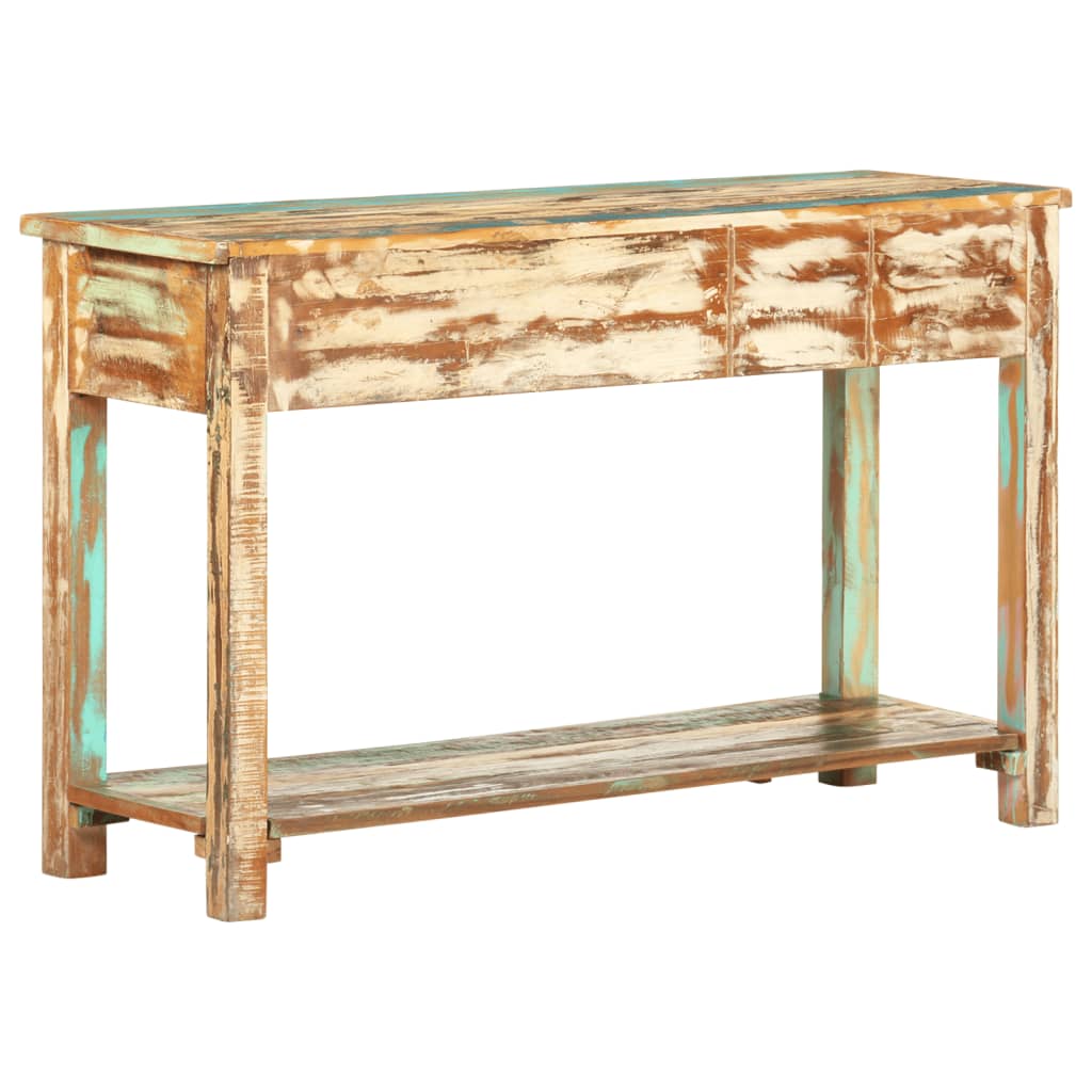 Console Table 120X40X75 Cm Solid Reclaimed Wood