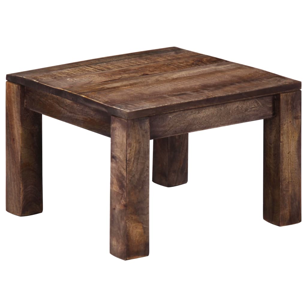Coffee Table 50X50X35 Cm Solid Mango Wood