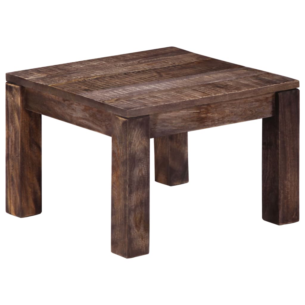 Coffee Table 50X50X35 Cm Solid Mango Wood