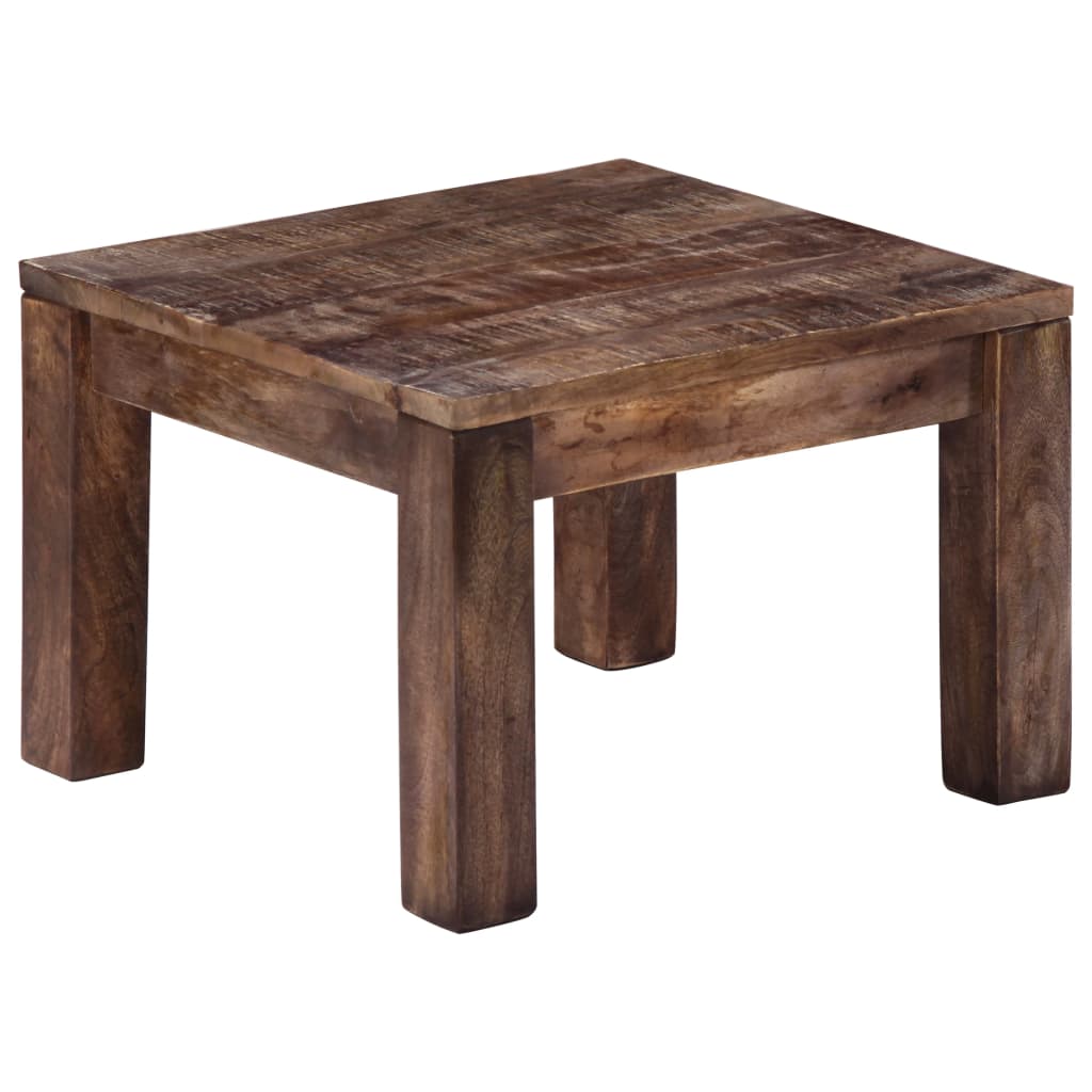 Coffee Table 50X50X35 Cm Solid Mango Wood