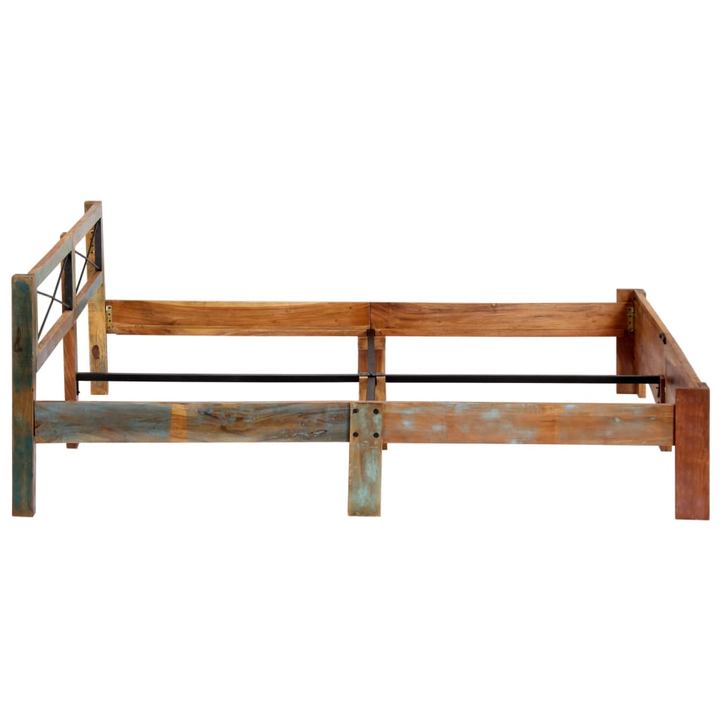 Bed Frame Without Mattress Solid Reclaimed Wood Super King