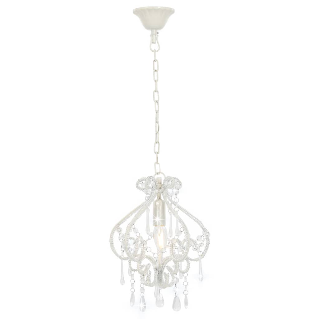 Ceiling Lamp With Beads Round E14