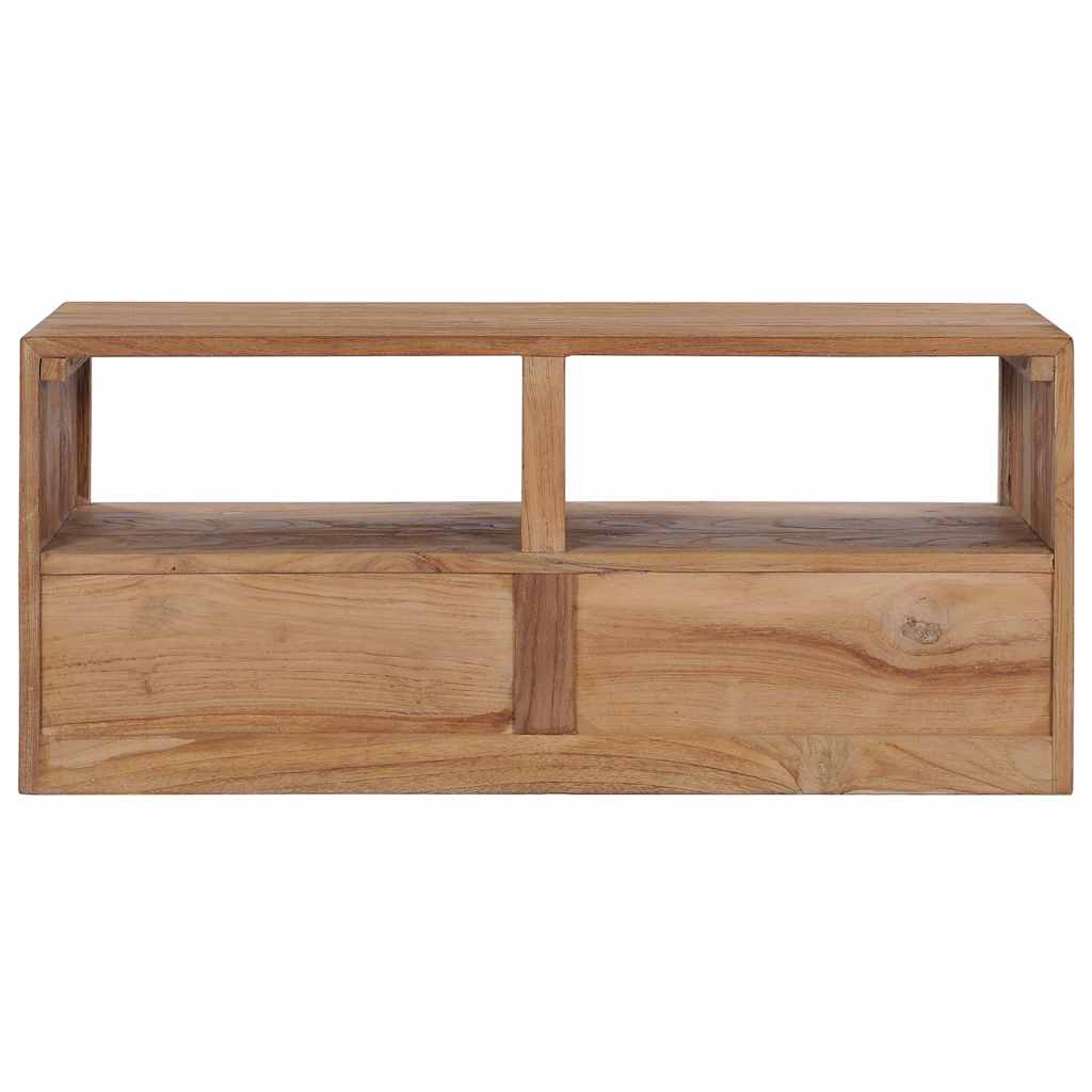 Tv Cabinet 90X30X40 Cm Solid Teak Wood