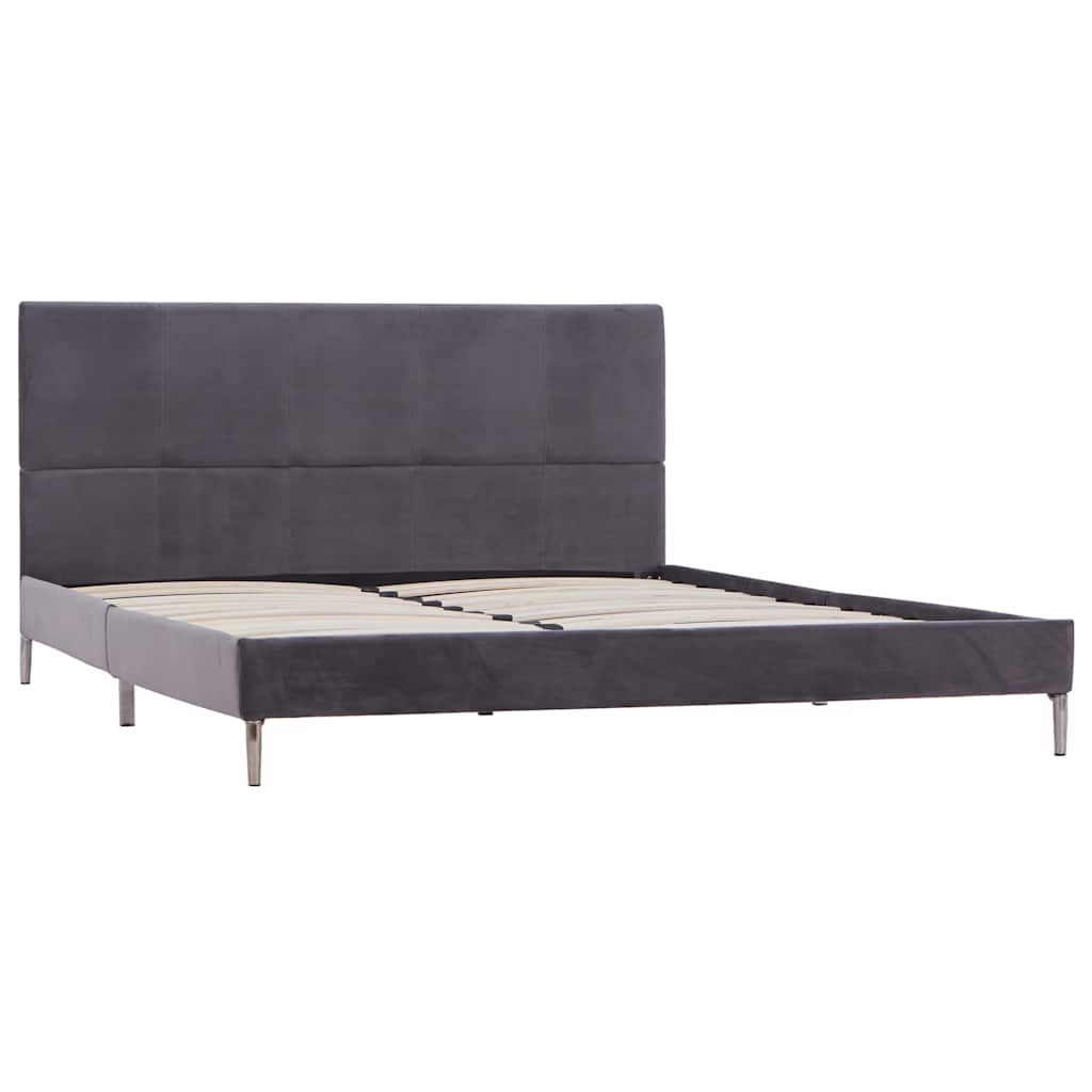 Bed Frame Without Mattress Fabric 135X190 Cm Double