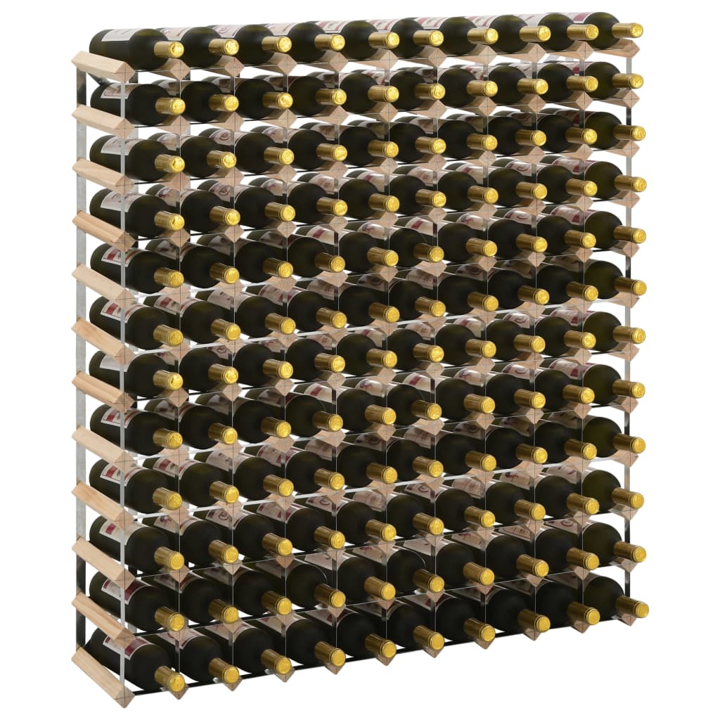 Wine Rack For 12 Bottles Solid Pinewood