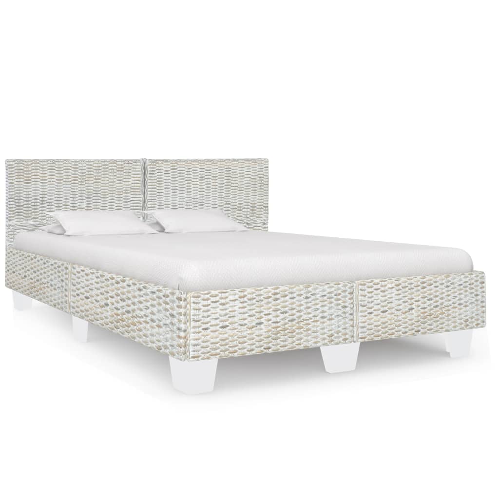 Bed Frame Without Mattress Natural Rattan