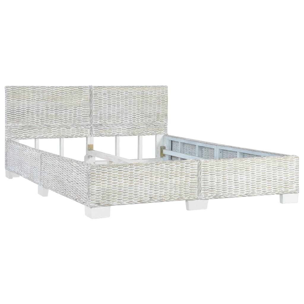 Bed Frame Without Mattress Natural Rattan