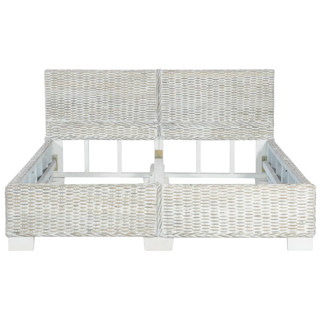 Bed Frame Without Mattress Natural Rattan