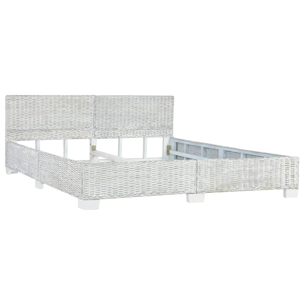 Bed Frame Without Mattress Natural Rattan Super King