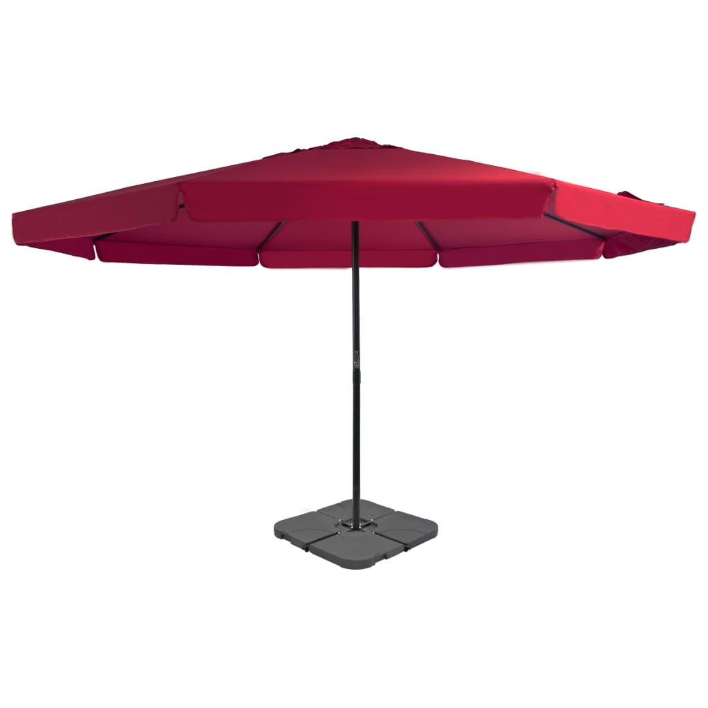 Garden Parasol With Portable Base