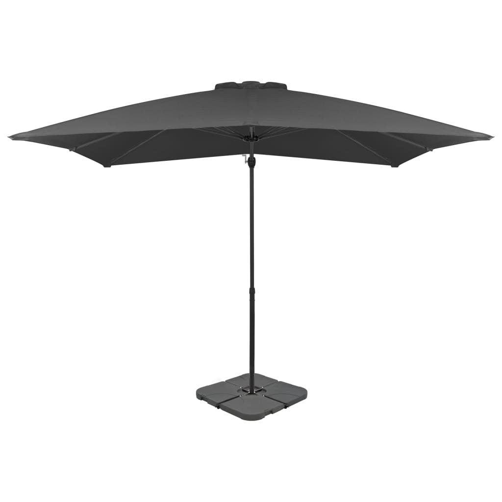 Garden Parasol With Portable Base