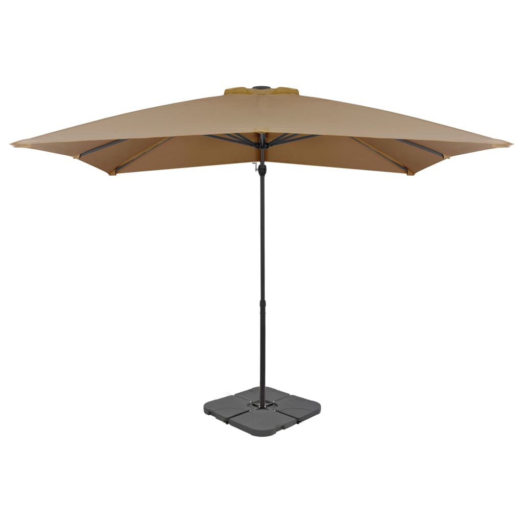 Garden Parasol With Portable Base