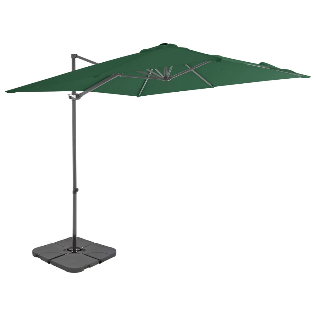 Garden Parasol With Portable Base