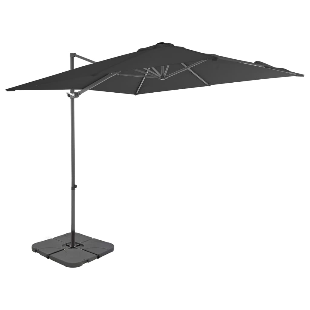 Garden Parasol With Portable Base