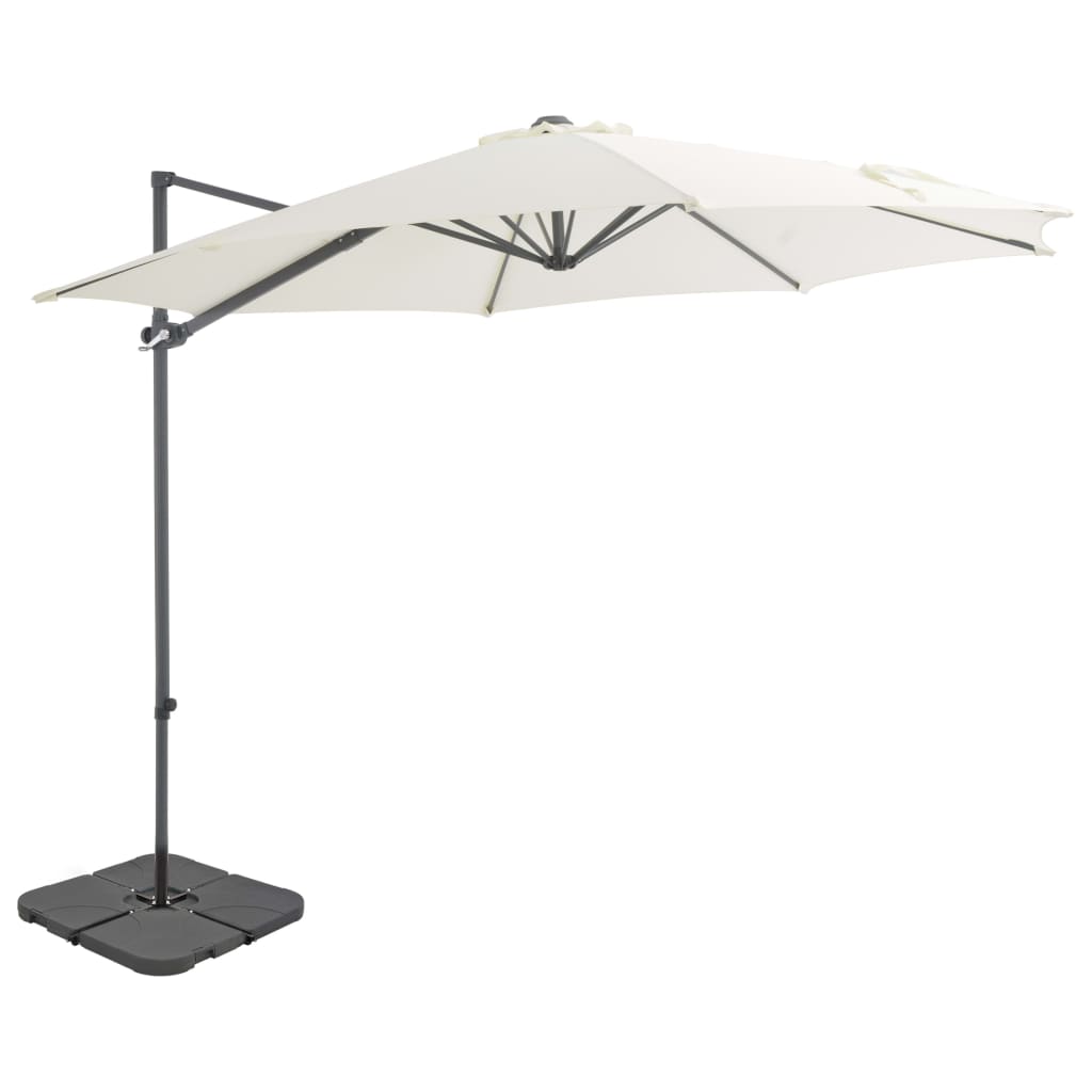 Garden Parasol With Portable Base