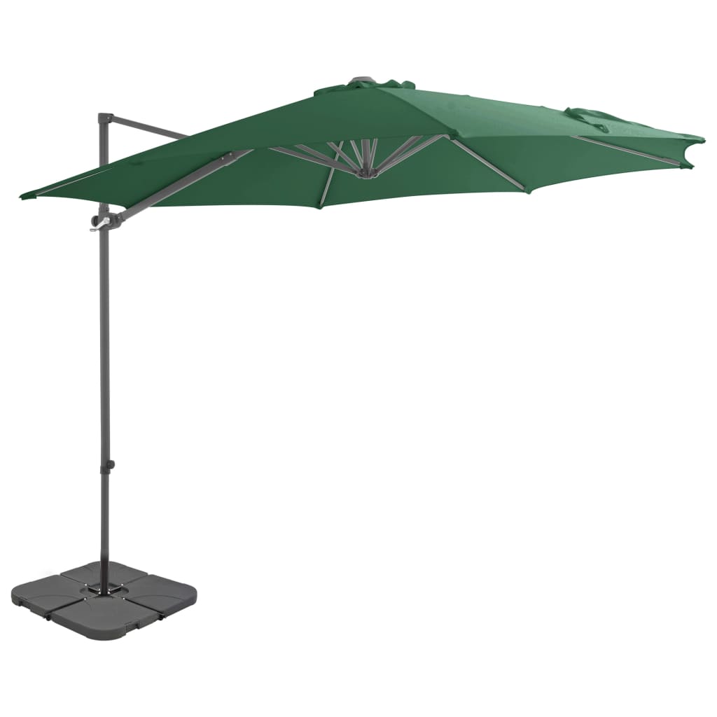 Garden Parasol With Portable Base