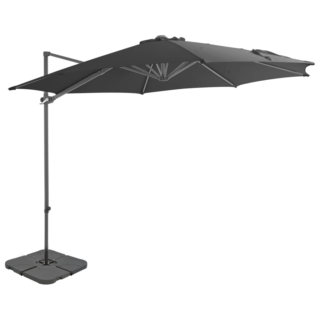 Garden Parasol With Portable Base