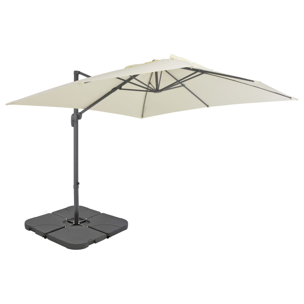Garden Parasol With Portable Base