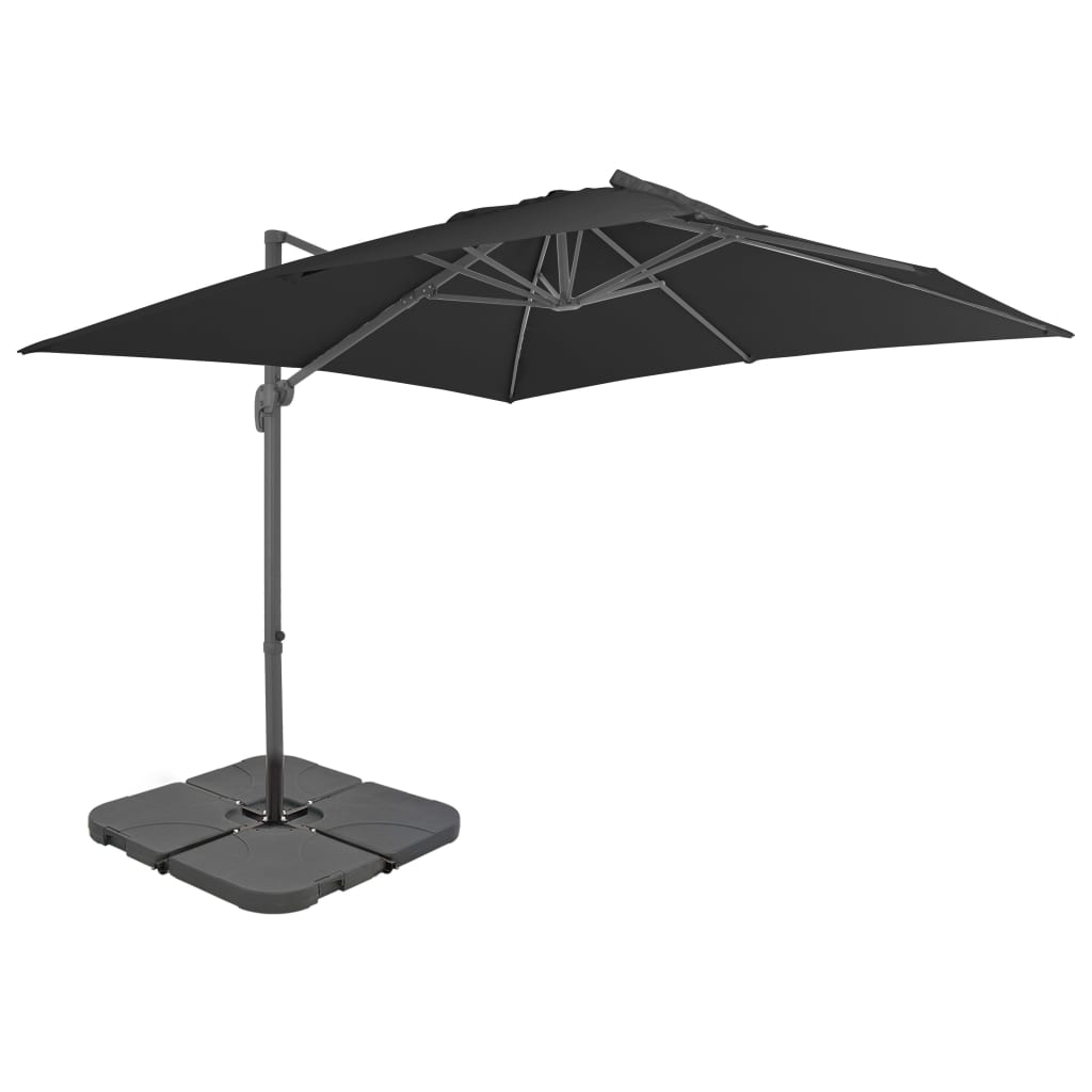 Garden Parasol With Portable Base