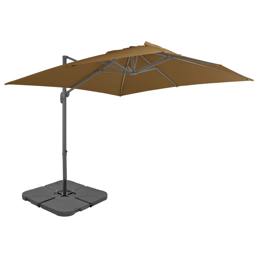 Garden Parasol With Portable Base