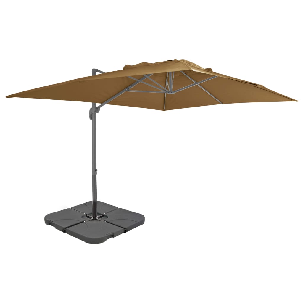 Garden Parasol With Portable Base