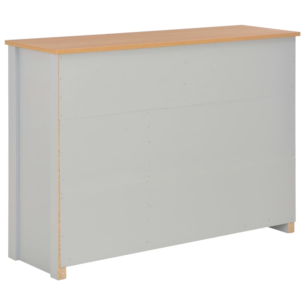 Sideboard Grey 112X35X81 Cm