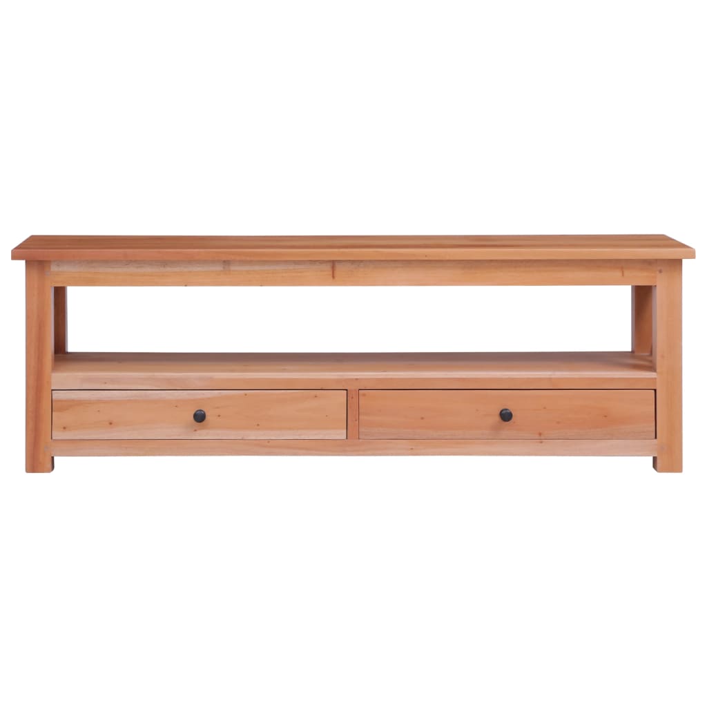 Tv Cabinet 120X30X40 Cm Solid Mahogany Wood