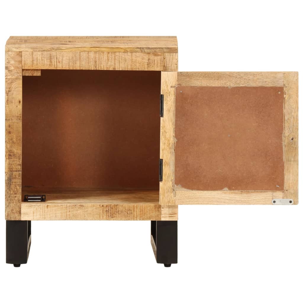 Bedside Cabinet 40X30X50 Cm Solid Mango Wood