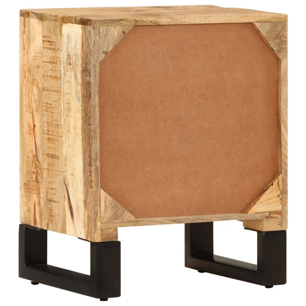 Bedside Cabinet 40X30X50 Cm Solid Mango Wood
