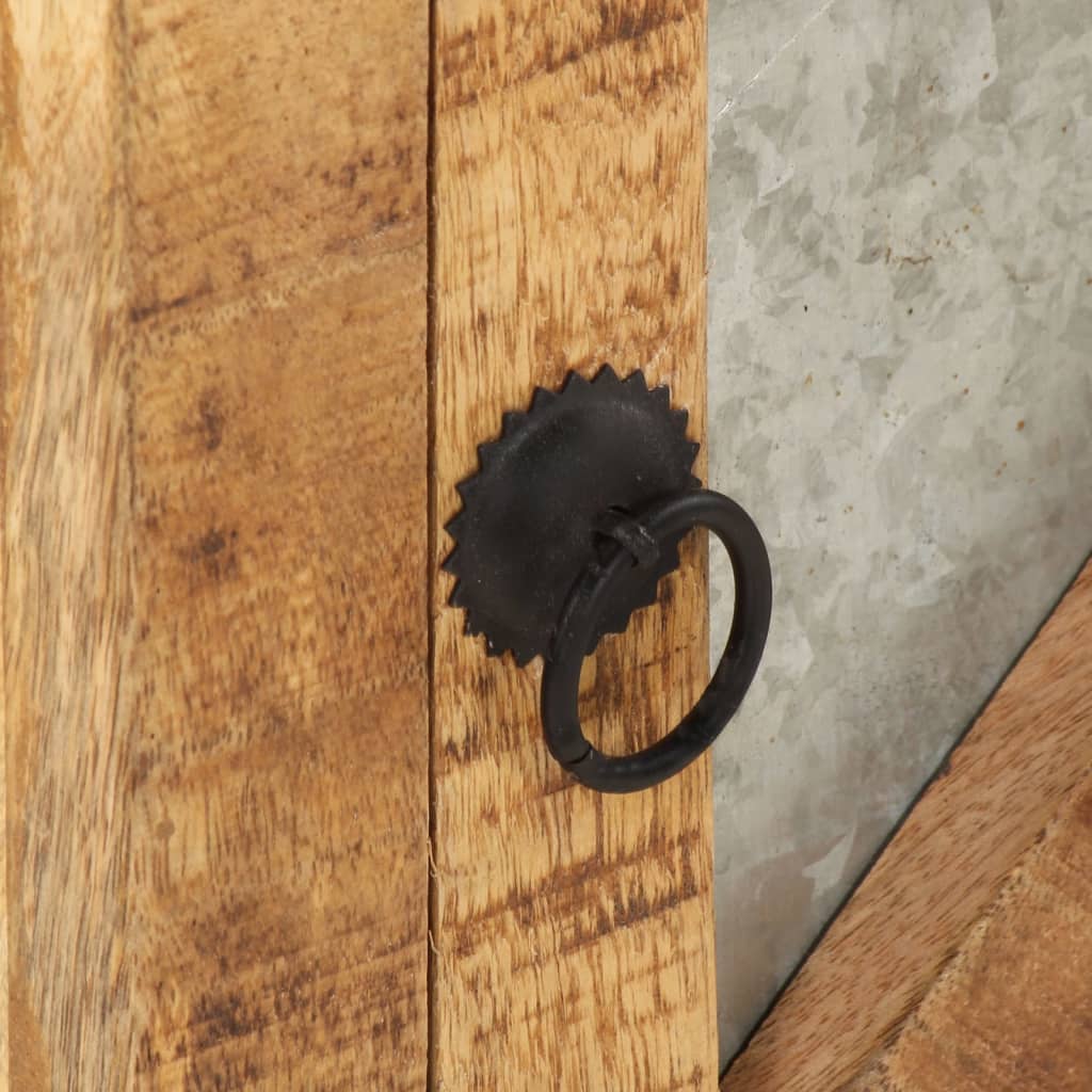 Bedside Cabinet 40X30X50 Cm Solid Mango Wood