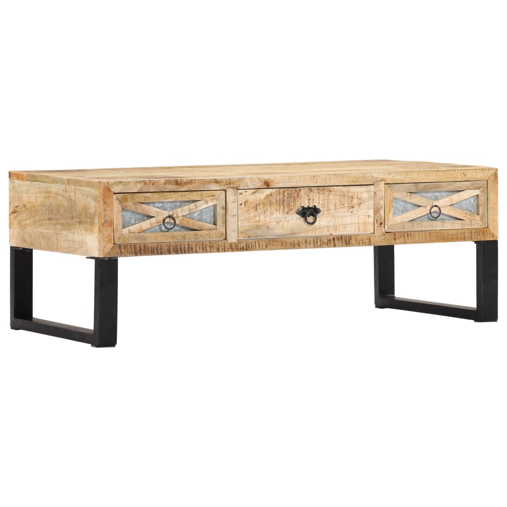 Coffee Table 110X50X38 Cm Solid Mango Wood