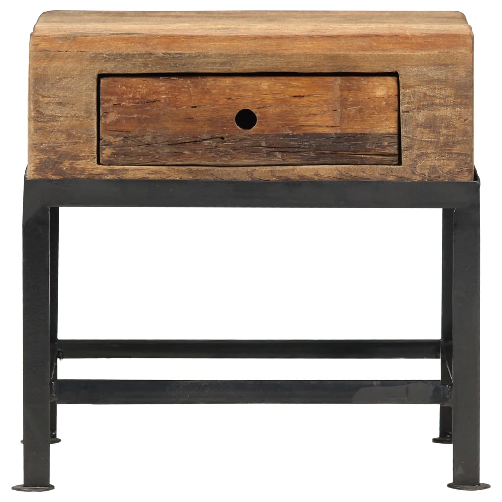 Bedside Cabinet 40X35X40 Cm Solid Reclaimed Wood