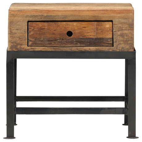 Bedside Cabinet 40X35X40 Cm Solid Reclaimed Wood