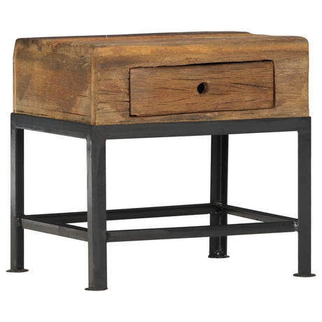Bedside Cabinet 40X35X40 Cm Solid Reclaimed Wood