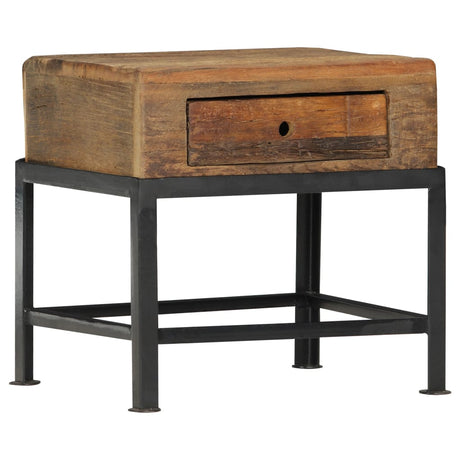 Bedside Cabinet 40X35X40 Cm Solid Reclaimed Wood