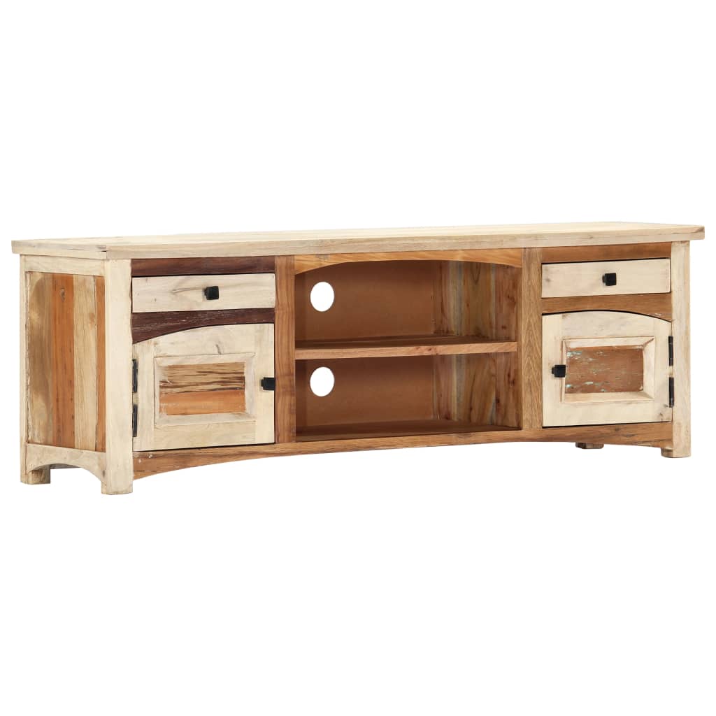 Tv Cabinet 120X30X40 Cm Solid Reclaimed Wood