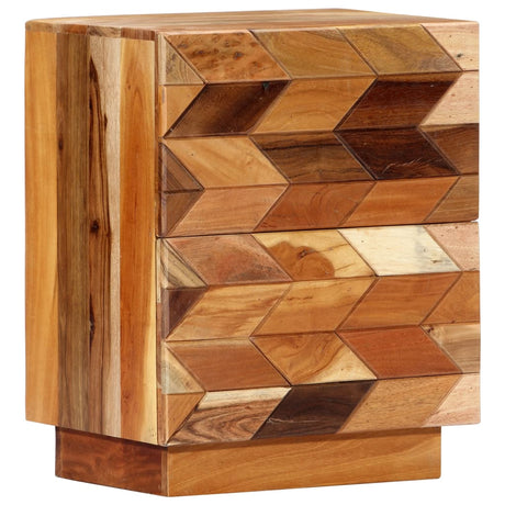 Bedside Cabinet 40X30X50 Cm Solid Reclaimed Wood