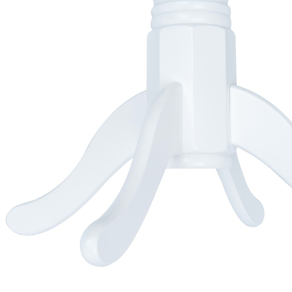 5 Piece Dining Set Solid Rubber Wood