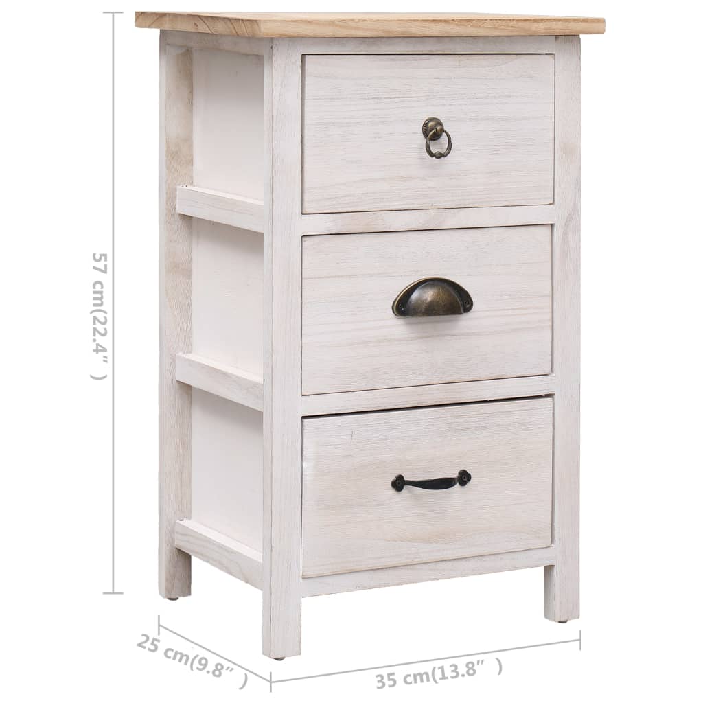 Side Cabinet Paulownia Wood