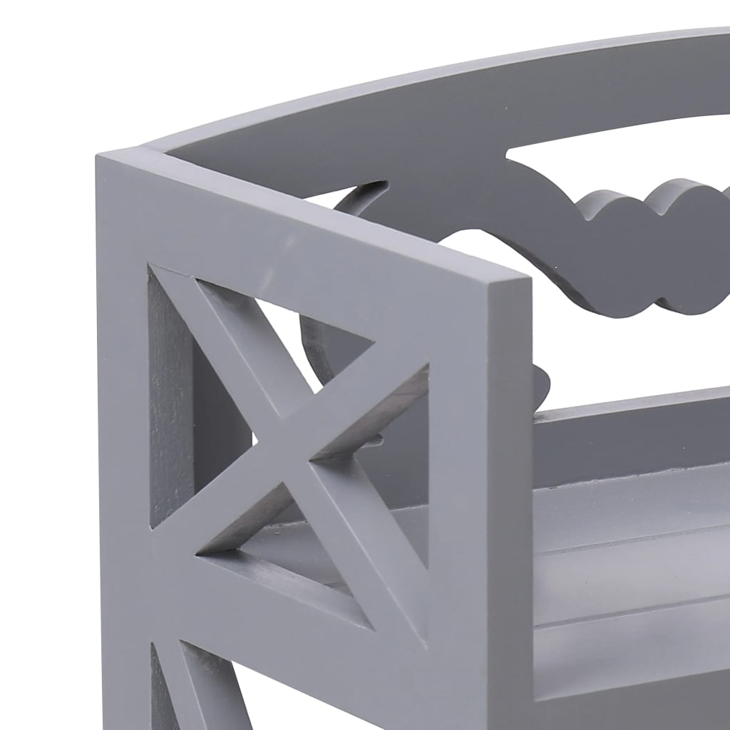 Bathroom Cabinet 46X24X116 Cm Paulownia Wood