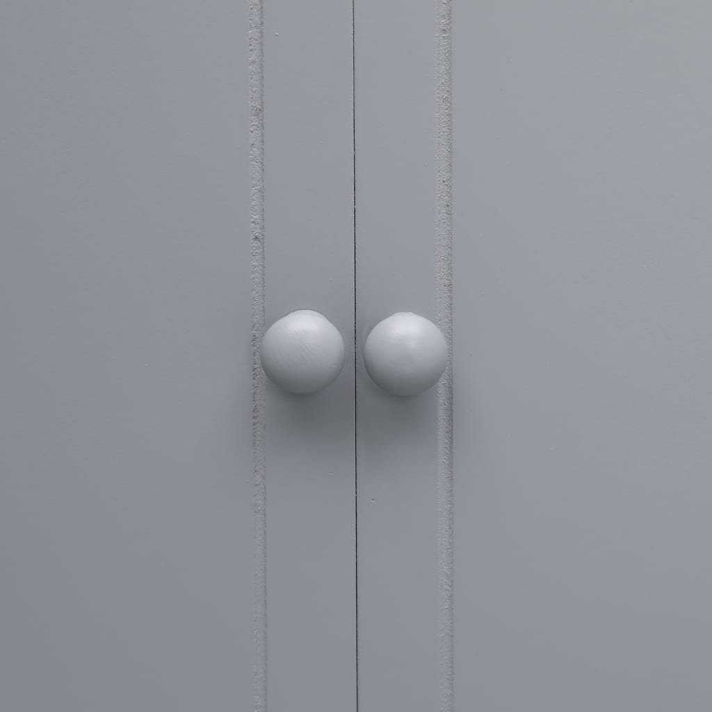 Bathroom Cabinet 46X24X116 Cm Paulownia Wood