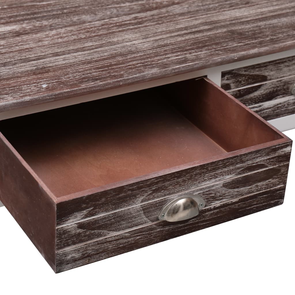 Coffee Table Brown 100X50X45 Cm Wood