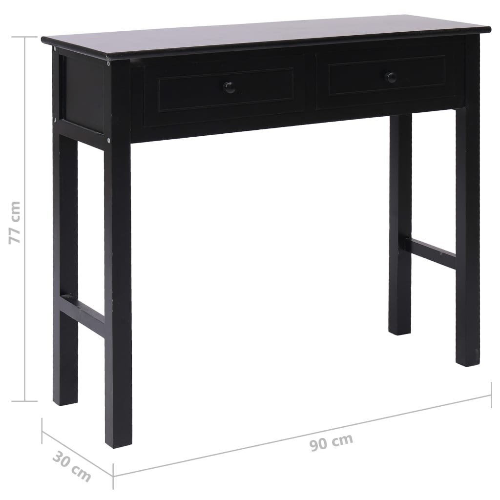 Console Table 90X30X77 Cm Wood